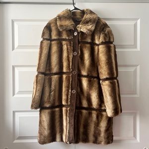 Vintage Faux-Fur Mid-Length Coat - Women’s M | Unisex S